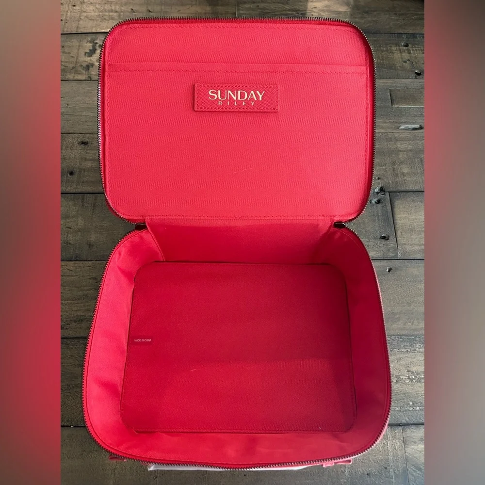 Sunday Riley Red Cosmetic Case - Picture 2 of 5